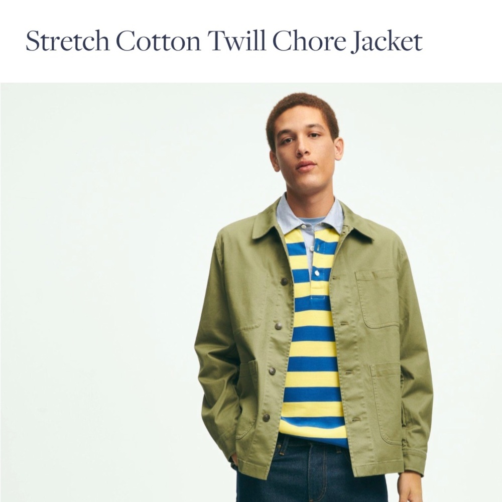 NWT Brooks Brothers XXL chore coat